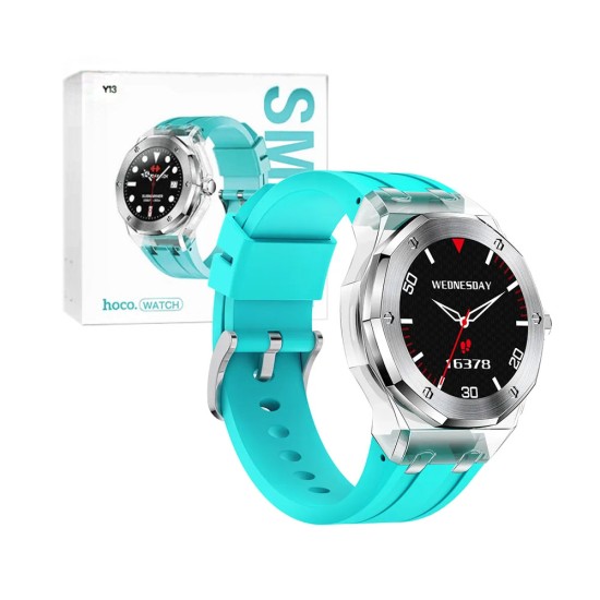 Smartwatch Hoco Y13 Smart Sports 1.09" Azul elegante